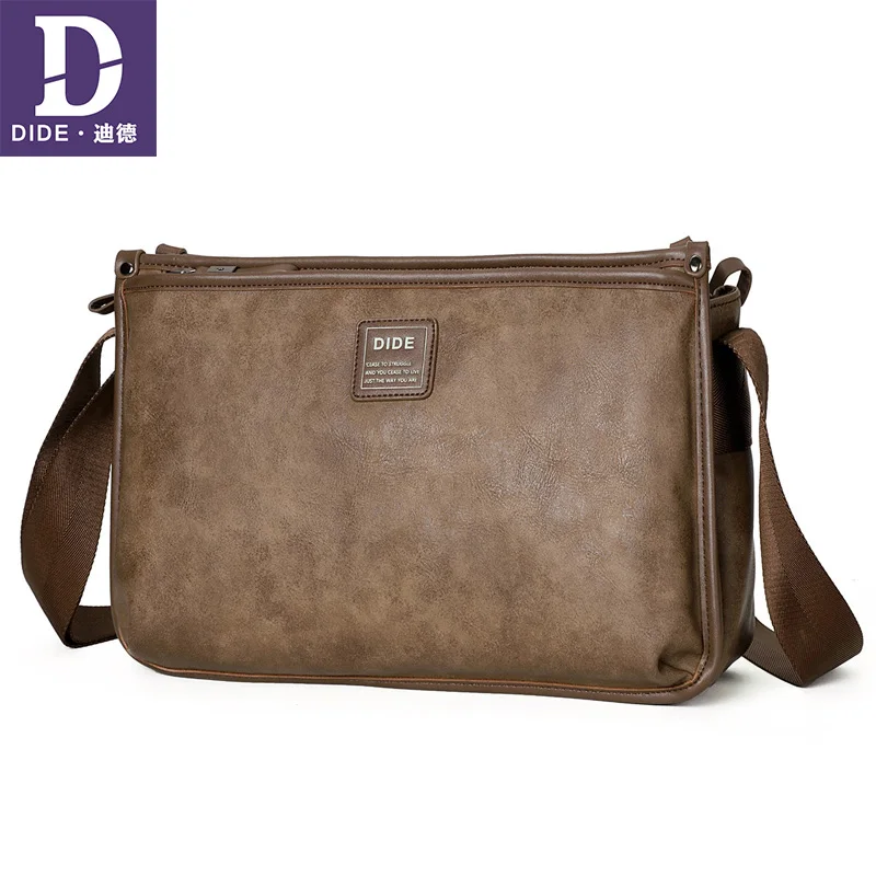 

2018 Fall / Winter messenger bag men's PU leather men shoulder Fashion Crossbody Bags Men's Travel New Handbags