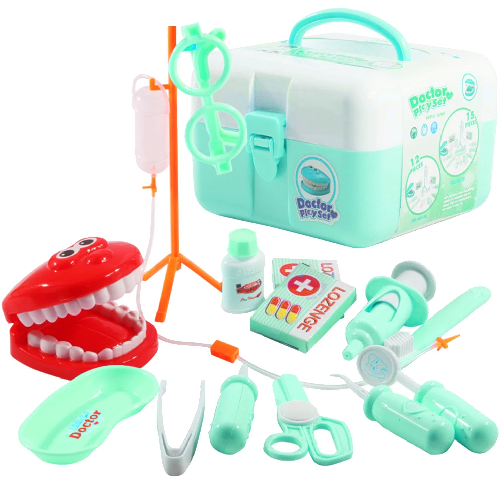Funny Simulation Doctor Toys 2 Colors Gifts Children Medicine Set Toys Education Hospital Doctor