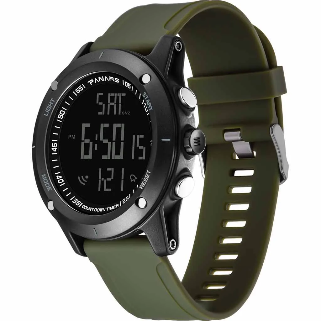 

smart watch men blood pressure Functional Sports Waterproof Date Display Luminous Alarm Men's Electronic Watch #3.5