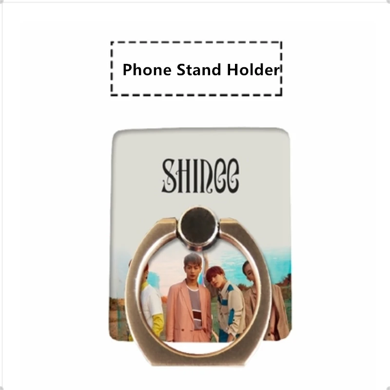 Kpop Shinee альбом история светильник кольцо-держатель для пальца держатель телефона - Цвет: B