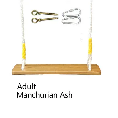 Columpio de madera maciza de madera para niños al aire libre juguete