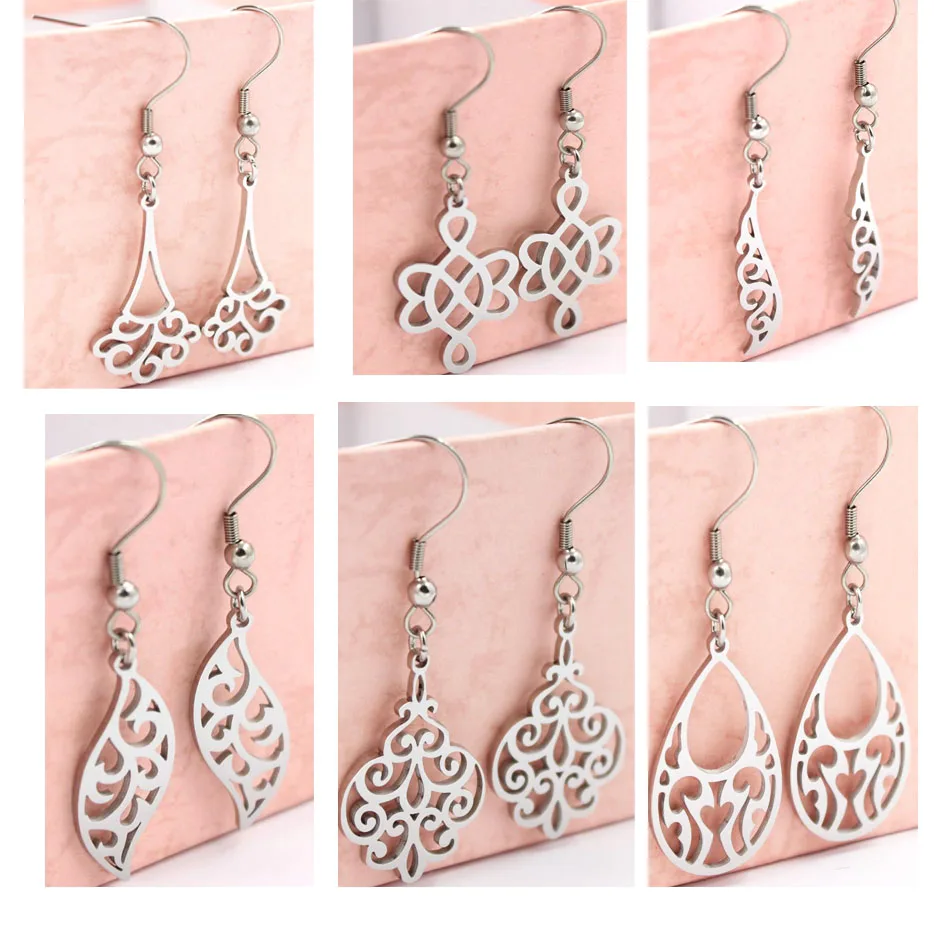

Fashion Steel Simple Ethnic Style Drop Earring , 10 pars / opp bag , free shipping