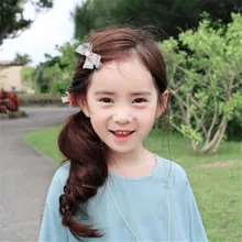 1 компл. = 8 шт. мульти-стиль ленты лук цветок заколки для волос заколки детские аксессуары для маленьких девочек Головные уборы зажим для волос