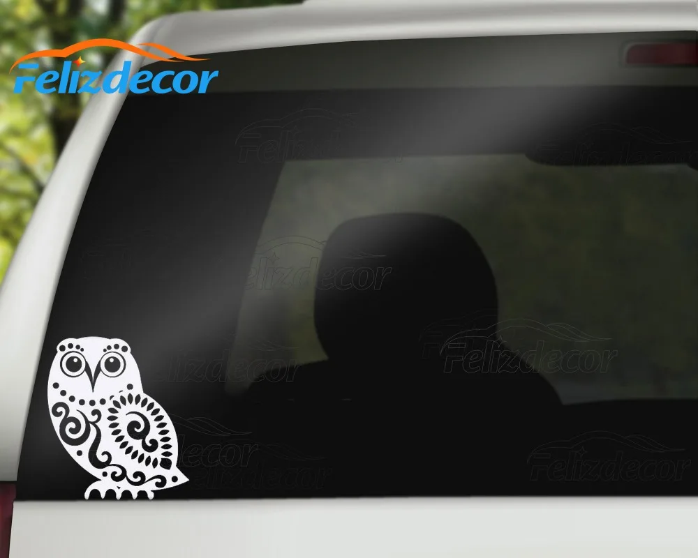New Design Owl Vinyl Car Decals Animal Sticker Car Door Bumper Pattern