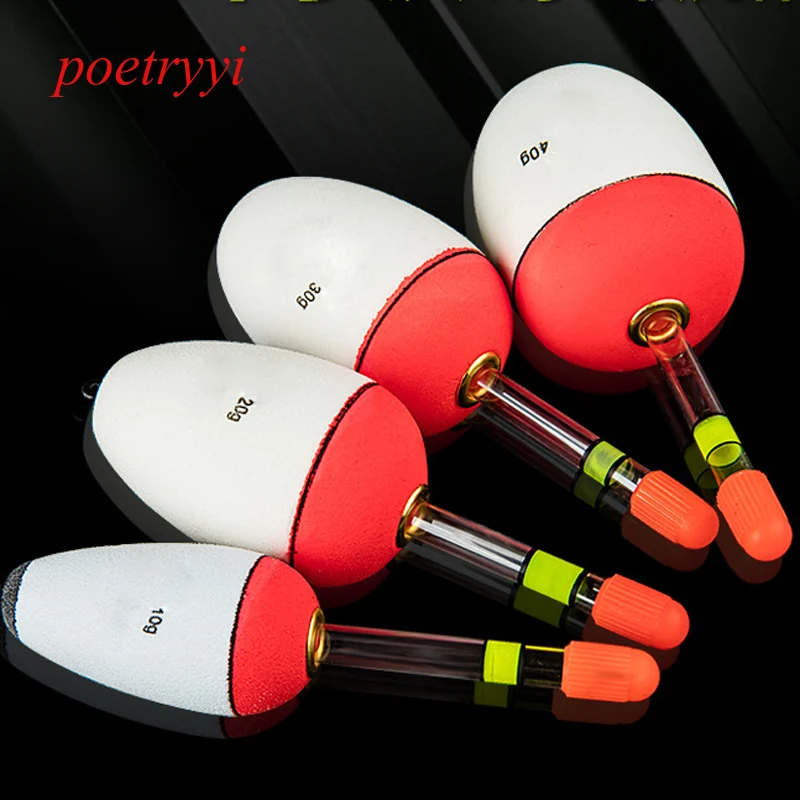 POETRYYI 1 шт. Модернизированная версия EVA поплавок для рыбалки 10 стилей светящиеся в