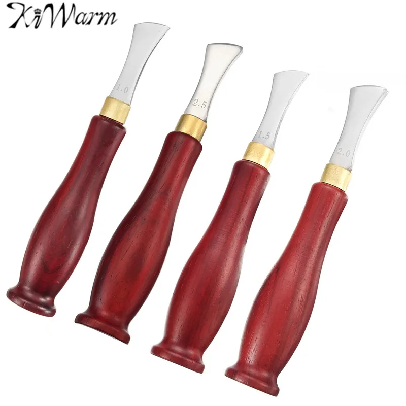 KiWarm Newest Leather Edge Creasing Tool 304 Stainless Steel Polished