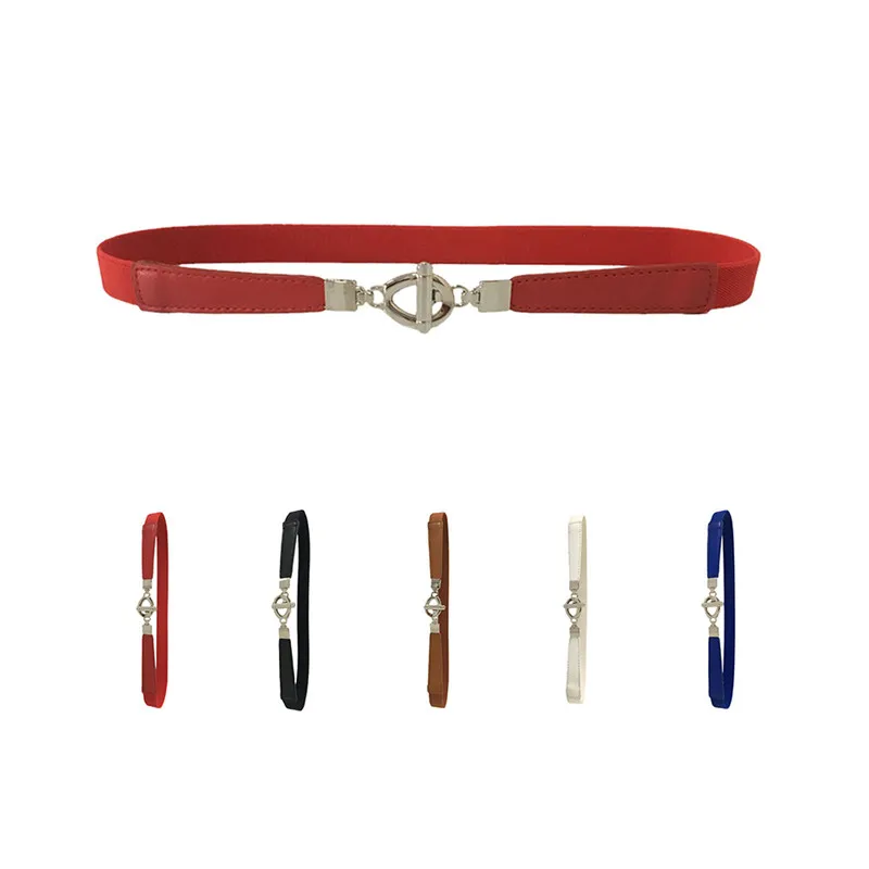 Ladies Slim Fashion Waist Belt Dress Access Thin Shiny Skinny Leather Women pants belt fashion accessories 40FE1216