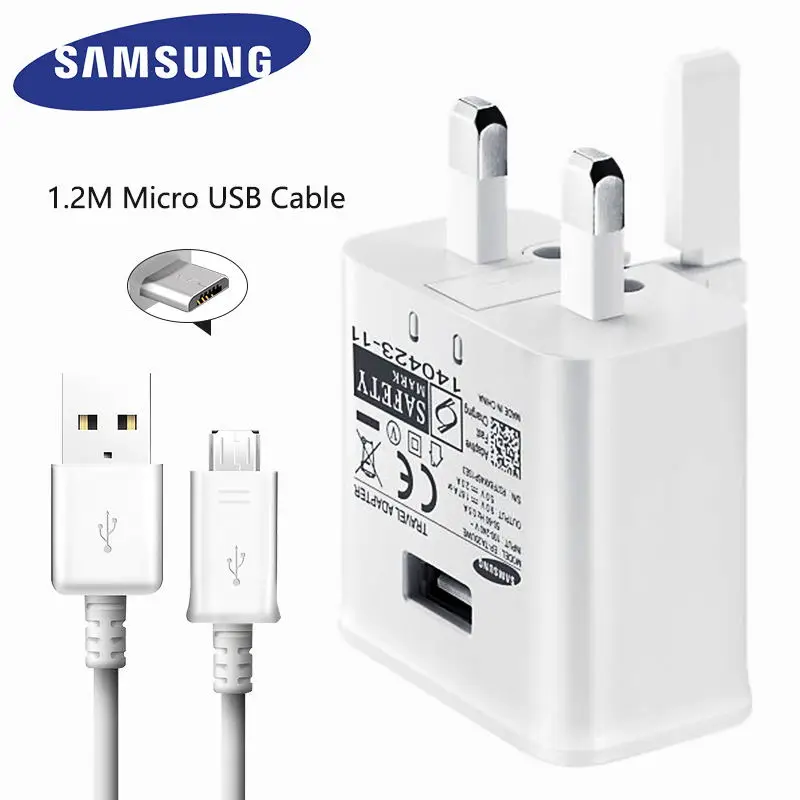 Original Samsung Fast Charger for Galaxy S6 S7 Edge Note 4 5 A510 A710