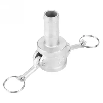 

1pc Stainless Steel 316 Type C Camlock Adapter Coupling Female End x Male Barb DN20 G3/4