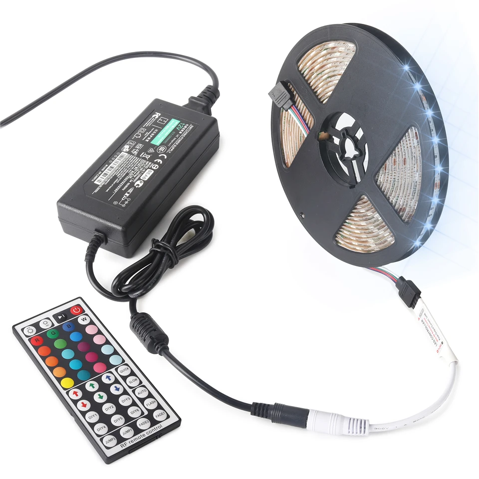 cheap CE UL PSE RGB LED strip light flexible SMD5050 60leds m 5m AC100V 110V 220V 240V DC12v 6A IP65 waterproof LED strip light