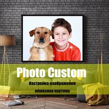 Фото на заказ 5D DIY Алмазная картина вышивка крестиком полное круглое изображение горного хрусталя DIY Алмазная мозаика Бриллиантовая вышивка для дома