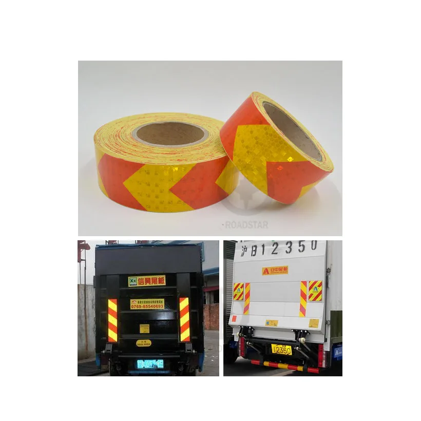 5cmx3m Small Shining Square Self Adhesive Reflective Warning Tape with