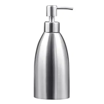

Stainless Steel Foam Bottle Container Shampoo Lotion Dispenser Soap Case 500ml