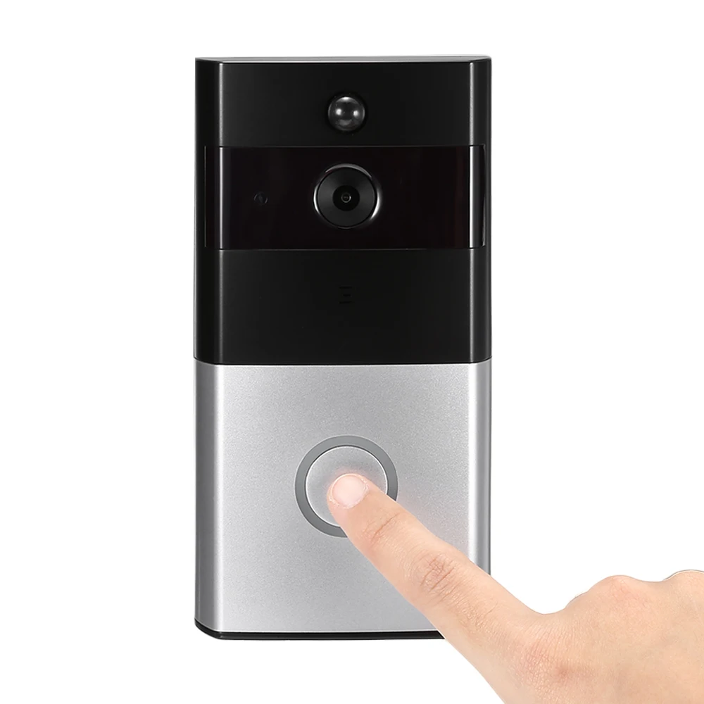 Fimei беспроводной WiFi видеодомофон умный дверной Звонок камера HD 720P Аудио датчик