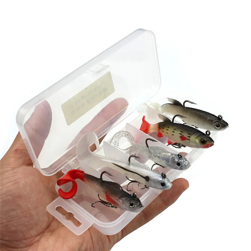 Soft Lure Kit set 9.3g 14g Wobblers Artificial Bait Silicone Fishing