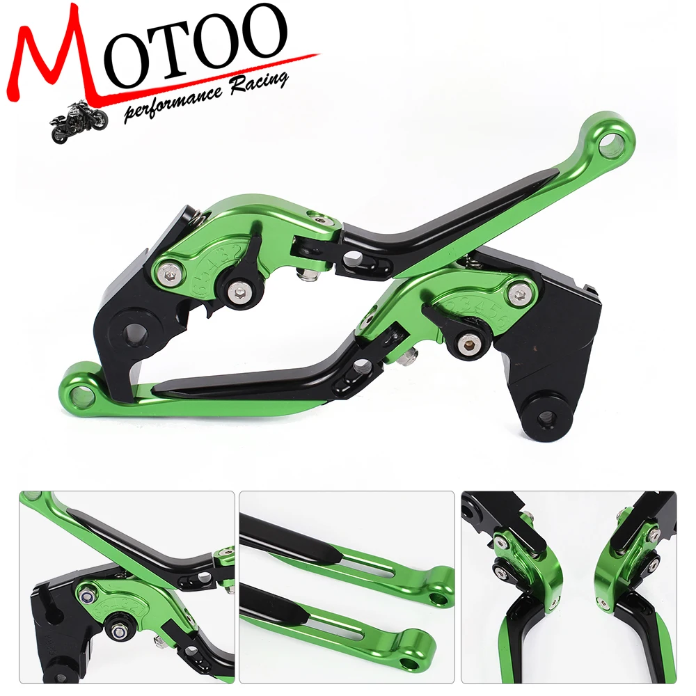 F-11 K-828 Регулируемая CNC 3D Выдвижная складная сцепные рычаги для Kawasaki ZX10R/RR/KRT 2016-2017 |