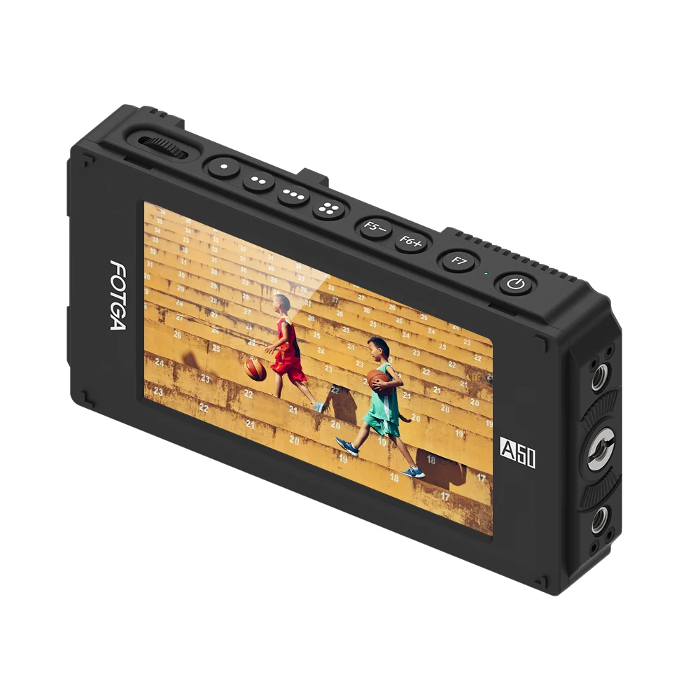 FOTGA A50T FHD ips видео монитор 1920x1080 510cd/m2 HDMI 4K вход/выход для sony 1/4 дюйма 3/8 дюйма M6 и разъем холодного башмака