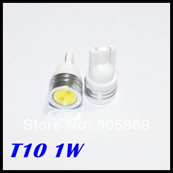10x t10 1 Вт w5w светодиод smd высокой мощности T10 W5w 194 168 светильник пы лампа угловой