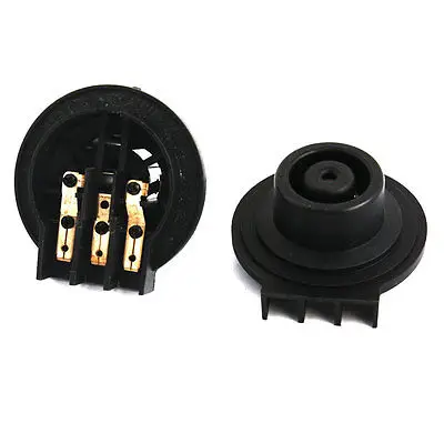 

2 Pcs Kettle 3 Pin Thermostat Socket Temperature Controller Base TM-XG-2