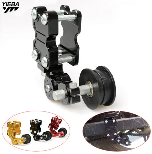Universal Aluminum Adjuster Chain Tensioner Roller Motorcycle ATV FOR YAMAHA YZ250F YZ426F/450F 01-18 KAWASAKI KX65 KX85/100