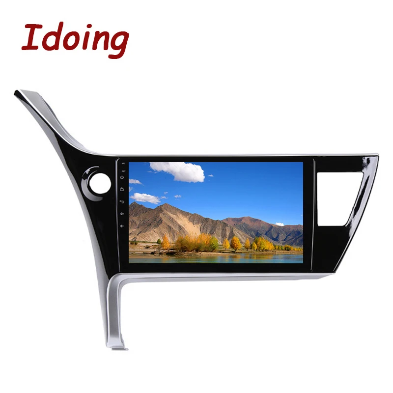 Best Idoing 10.2"4G+64G 2.5D IPS Octa Core 1Din Car Radio Android 8.1 Multimedia Player For Toyota Corolla 2017 2018 GPS Navigation 4