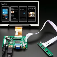 Heyman 7 дюймов 1024*600 HDMI экран ЖК-дисплей с драйвером платы монитор для Raspberry Pi Banana/Orange Pi