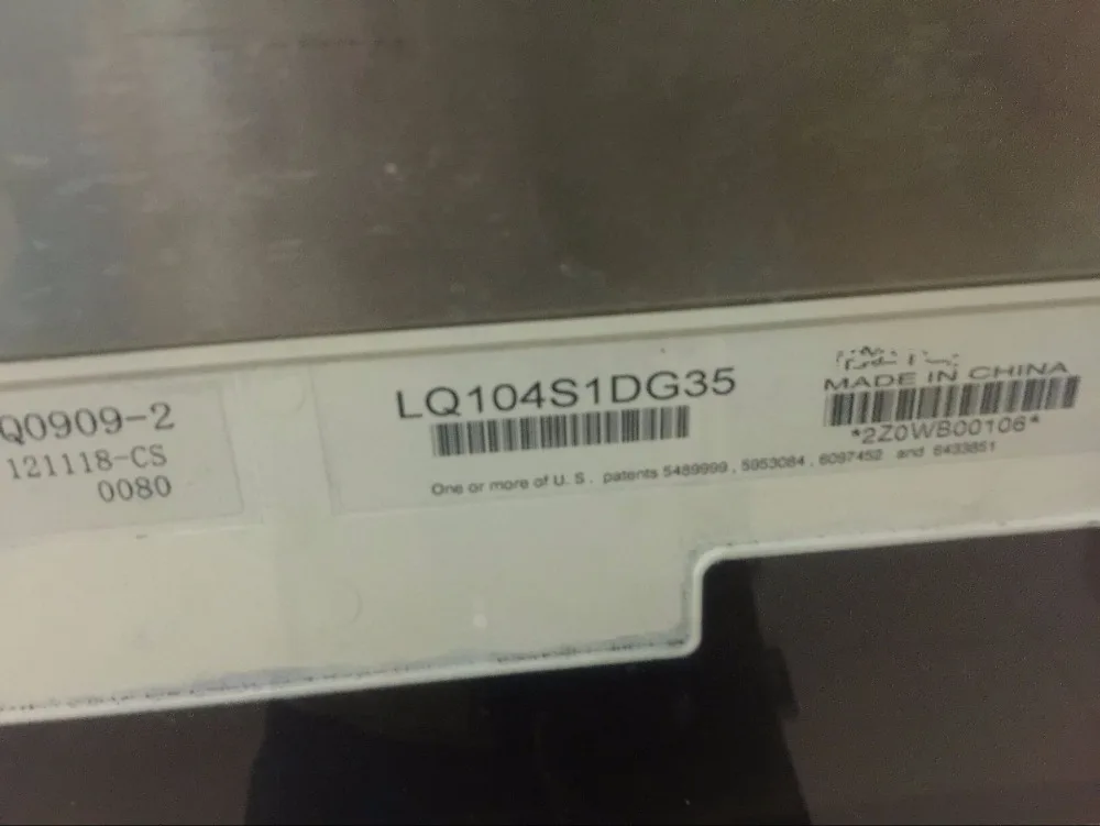

Original LQ104S1DG35 LCD screen display