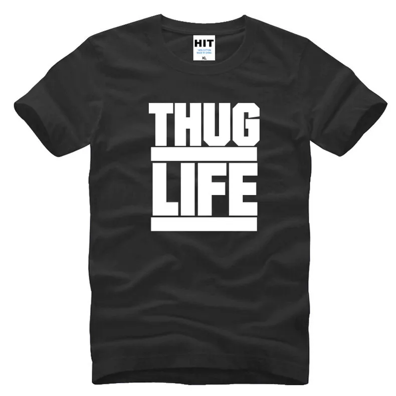 

2017 Latest Fashion Tupac 2PAC Rock Rap Thug Life Printed Mens Men T Shirt Tshirt Fashion 2017 Short Sleeve Cotton T-shirt Tee
