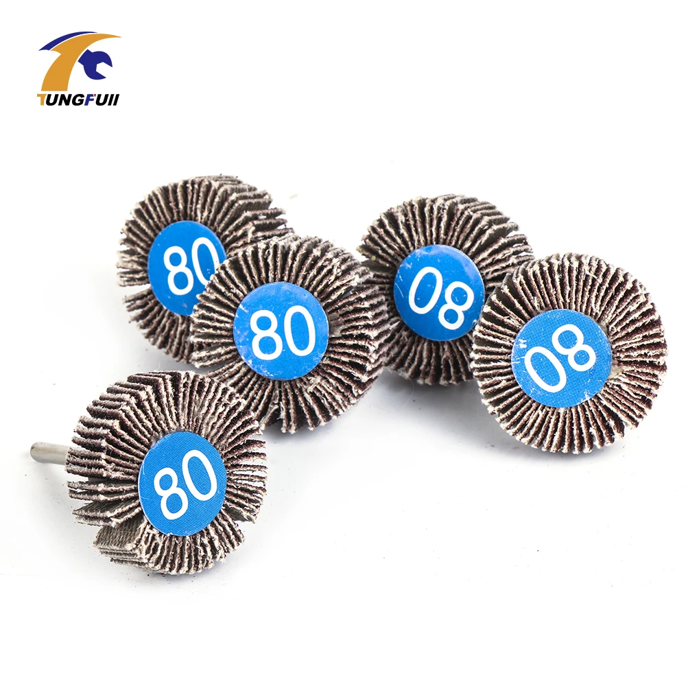 Buy 5Pcs Sandpaper Sanding Flap Wheels Sanding Disc