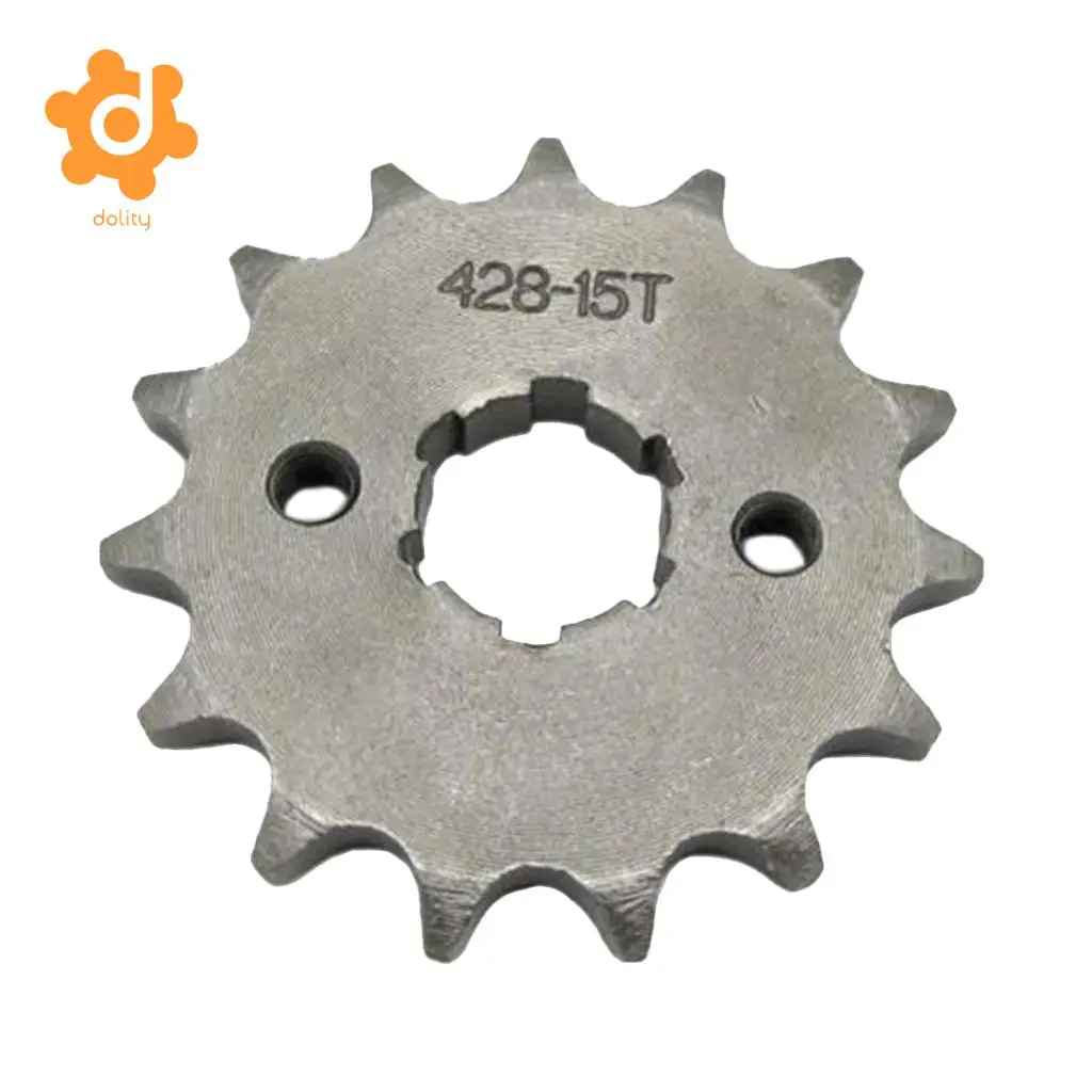 Front Sprocket 428-15T 20mm Shaft for Pit Trail Dirt Bike ATV Quad Motorcycle