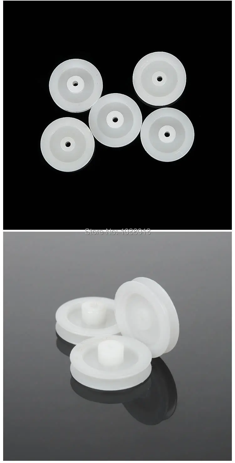 Пластиковые шестерни шкив синхронный круглый v-шкив 18 мм диаметр
