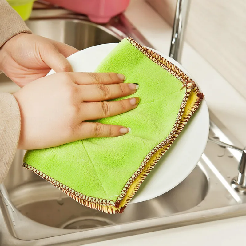 1 шт. высокоэффективное полотенце для мытья посуды из сверхтонкого волокна