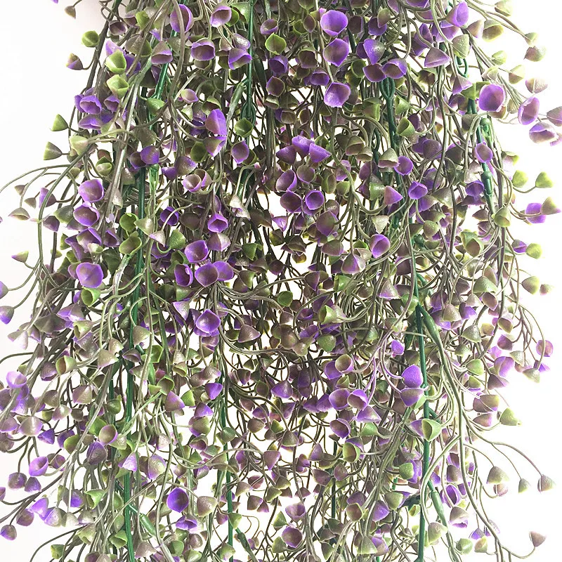 

115cm Large Artificial Ivy Leaf Artificial Plants Green Garland Plants Vine Fake Rattan Home Wedding Decoration wall hanging