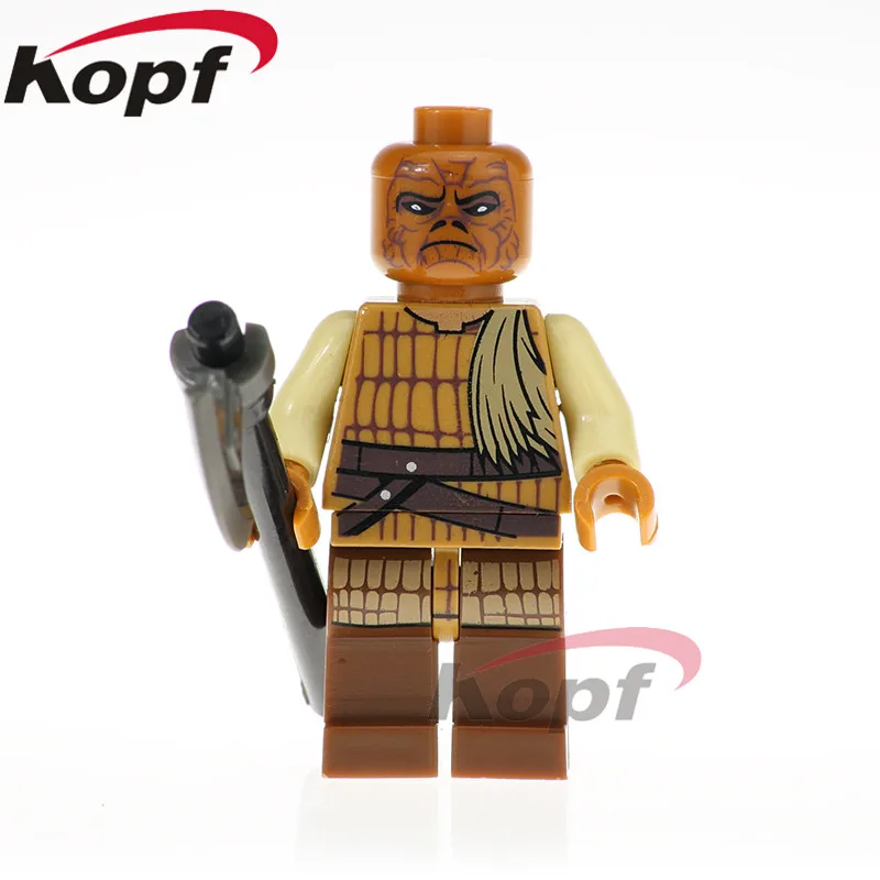 

Single Sale Space Figures Weequay Skiff Guard Navy Commander Han Solo Building Blocks Collection Toys Children Gift PG797