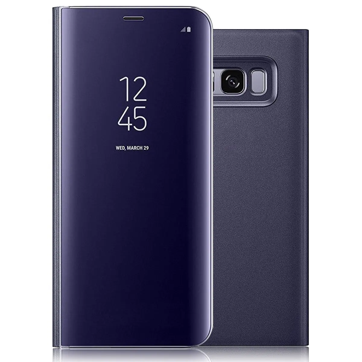 

UPaitou Mirror S View Smart Case Flip Cover For Samsung Galaxy J7 Max Nxt Plus C8 Note 8 4 5 Stand Flip Phone Cover Case