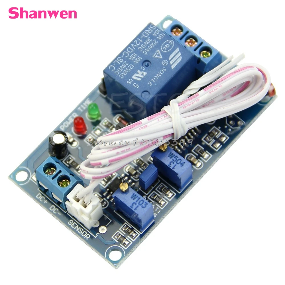 

12V Light LED Detect Sensor Photoresistor Plus Relay Module with Timmer Adjust G08 Drop ship