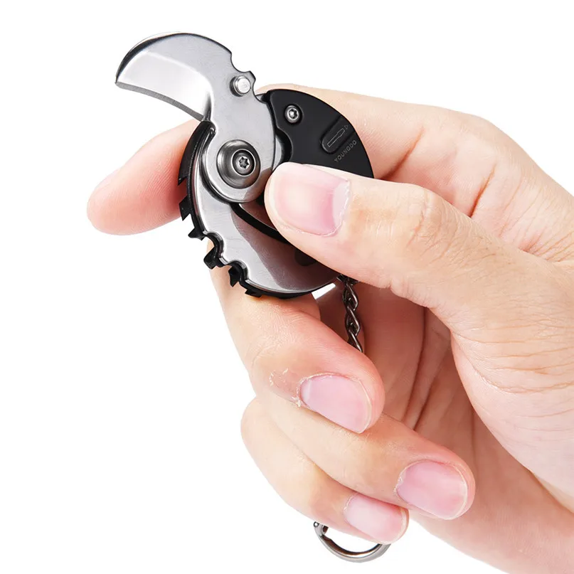 Folding Screwdriver Mini Screwdriver Slit Screw Cutter Outdoor Multi Tools chrome vanadium steel Multifunctional outdoor tools (20)
