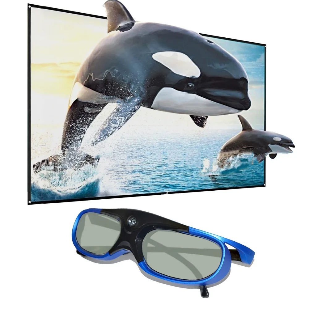 3D очки с активным затвором для универсального XGIMI Optoma acer Viewsonic BenQ CooLUX Sharp домашний