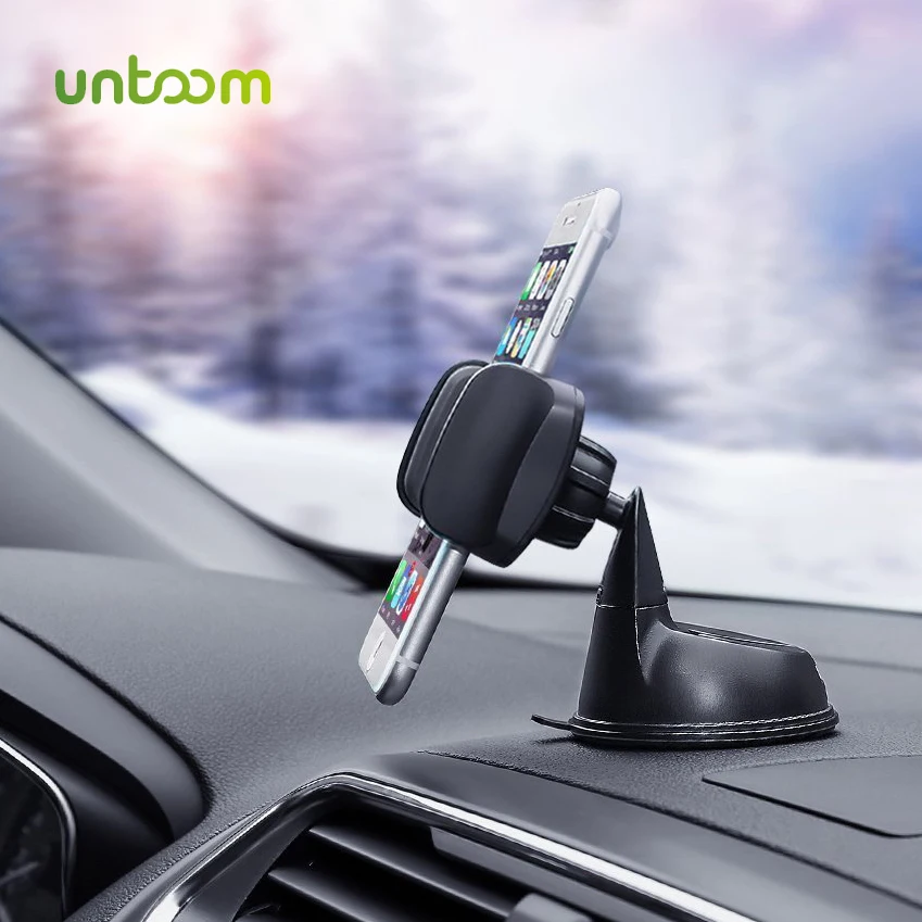 Universal Car Phone Holder for Dashboard Windshield Smartphone Phone