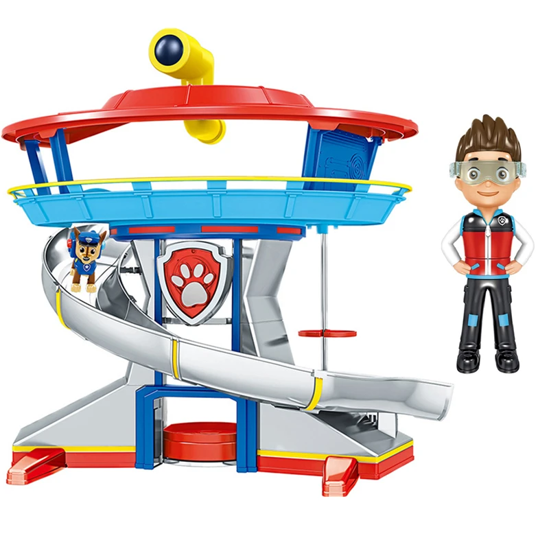 

Paw Patrol Dog Rescue Base Look-out Playset Puppy Patrol Toys Set Patrulla Canina Anime Action Figures Model Toy Birthday Gift