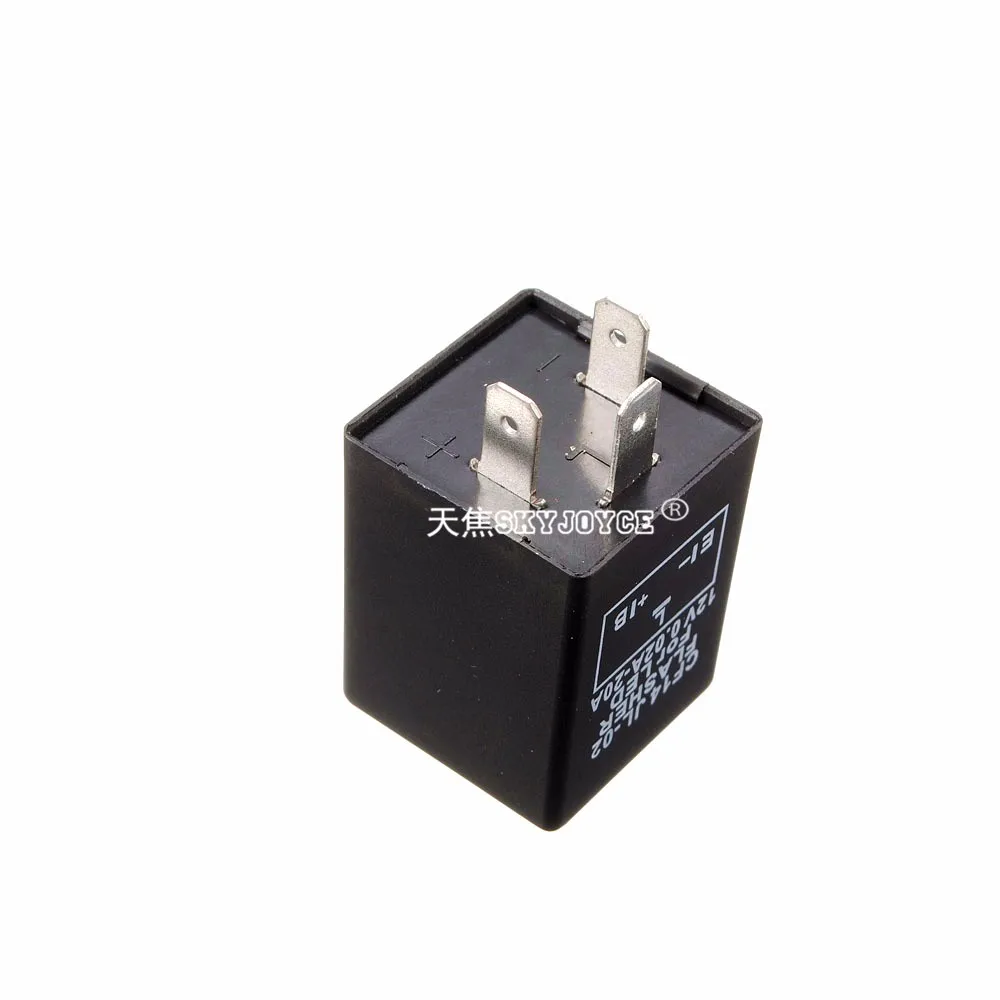 1X CF14 JL LED Flasher 3 Pin Relay Module Fix Auto Motor Turn Signal Light Error Flashing Blink LEDSMD Fast Indicator Blinker (6)