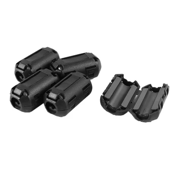 

5 Pcs Clip On EMI RFI Noise Ferrite Core Filter for 7mm Cable