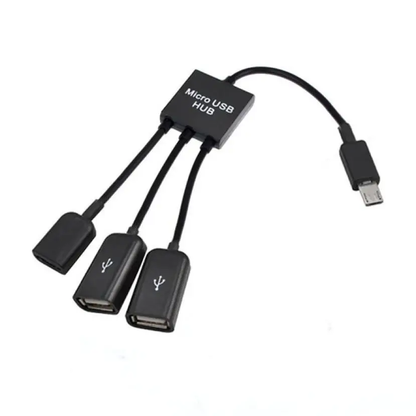 3 in 1 USB OTG Cable Adapter Micro Hub for Smartphone charger Dropshipping Apr 4 | Электроника