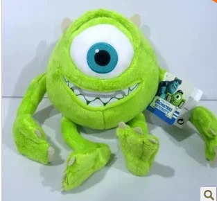 Monsters Inc Mike Wazowski игрушка 25 см высокие Монстры университет Wazowskidoll плюшевые игрушки