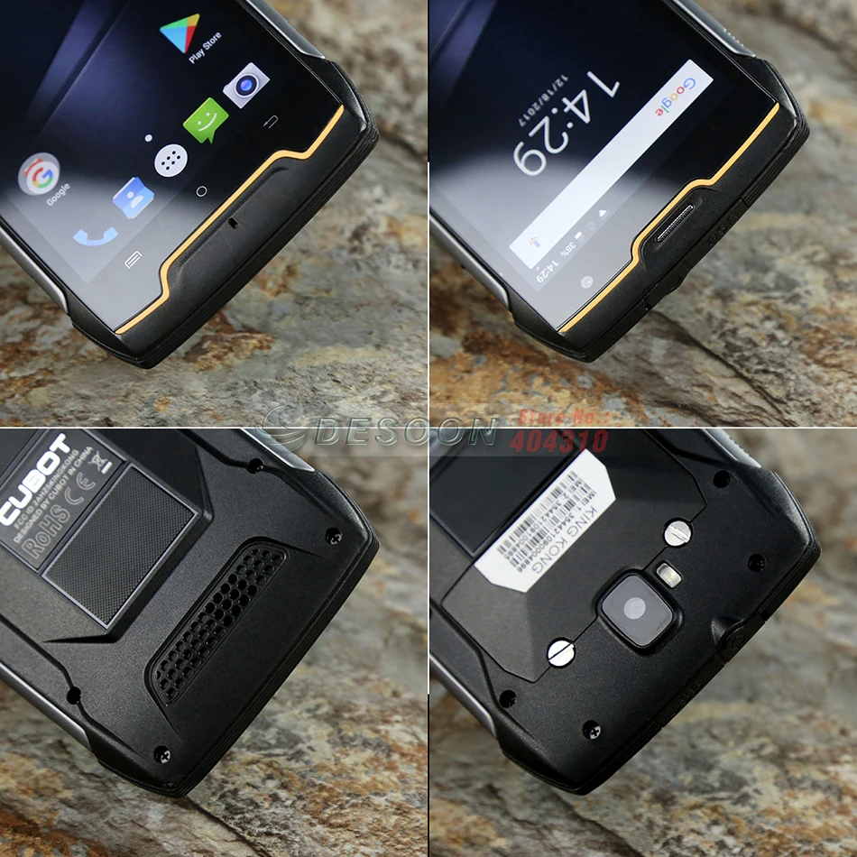 Cubot KingKong IP68 водонепроницаемый смартфон с 5 дюймовым дисплеем четырёхъядерным