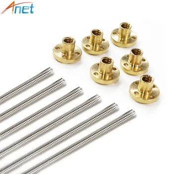 

Anet THSL-300-8D Lead Screw Length 318mm 345mm 270mm 3D Printers Parts Trapezoidal Screw Copper Nuts Leadscrew Part