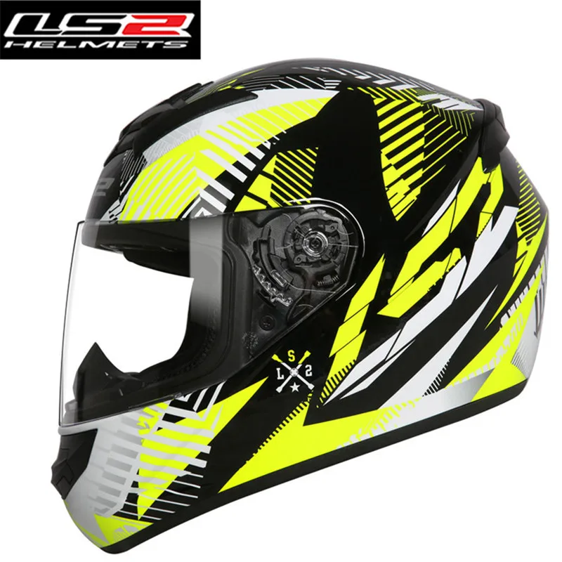 LS2 мотоциклетный шлем для гонок с полным лицом Casque Capacete Casco Moto Helm Kask шлемы Краш для Benelli Motociclista LS2 ROOKIE - Цвет: 11