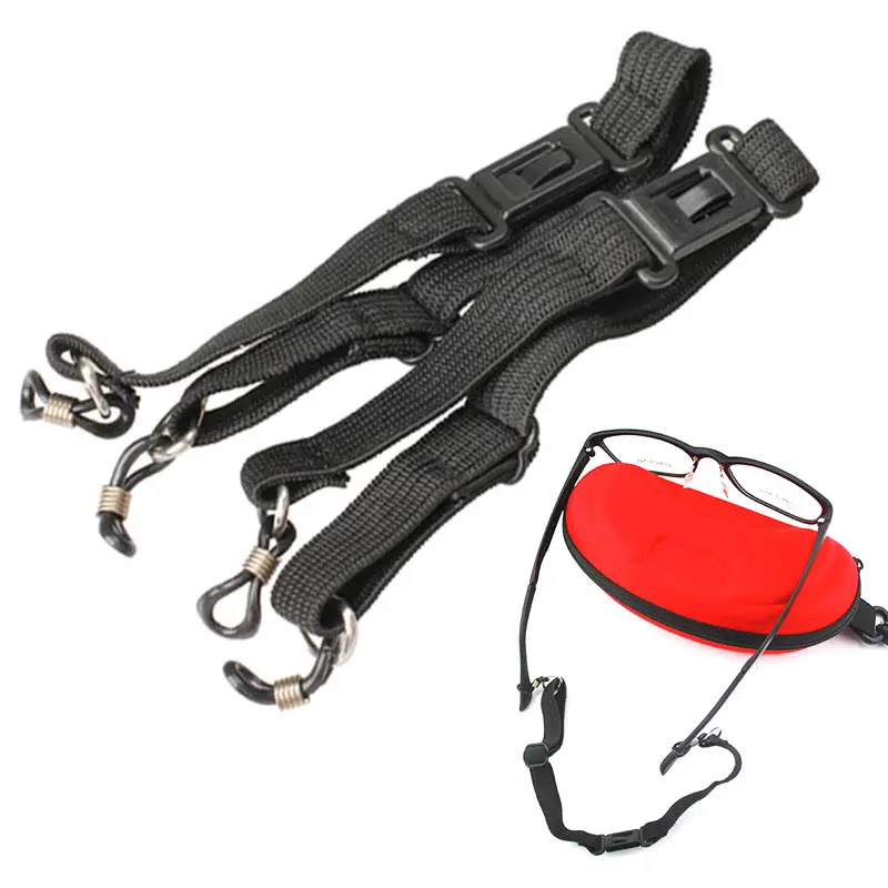 Buy 2Pcs New Black Glasses Sports Sunglasses Adjustable Elastic Band Strap Cord