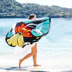 Тонкий хлопок круглый кисточкой пляжный коврик для ванной полотенце пляжный отдых пляжные полотенца солнцезащитный крем платок