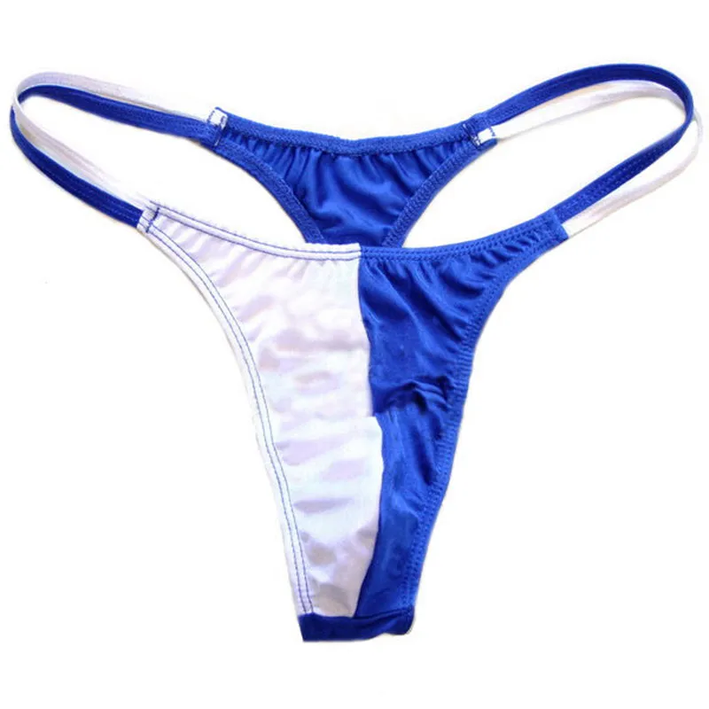 

Mens Bikini Thong G-strings Sexy Swimwear Bottoms Tanga Low Rise Male Exotic Panties Underpants Sunbath Waterproof Bathing Suit